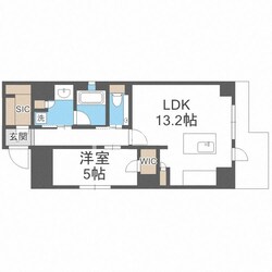 リンクハウス心斎橋の物件間取画像